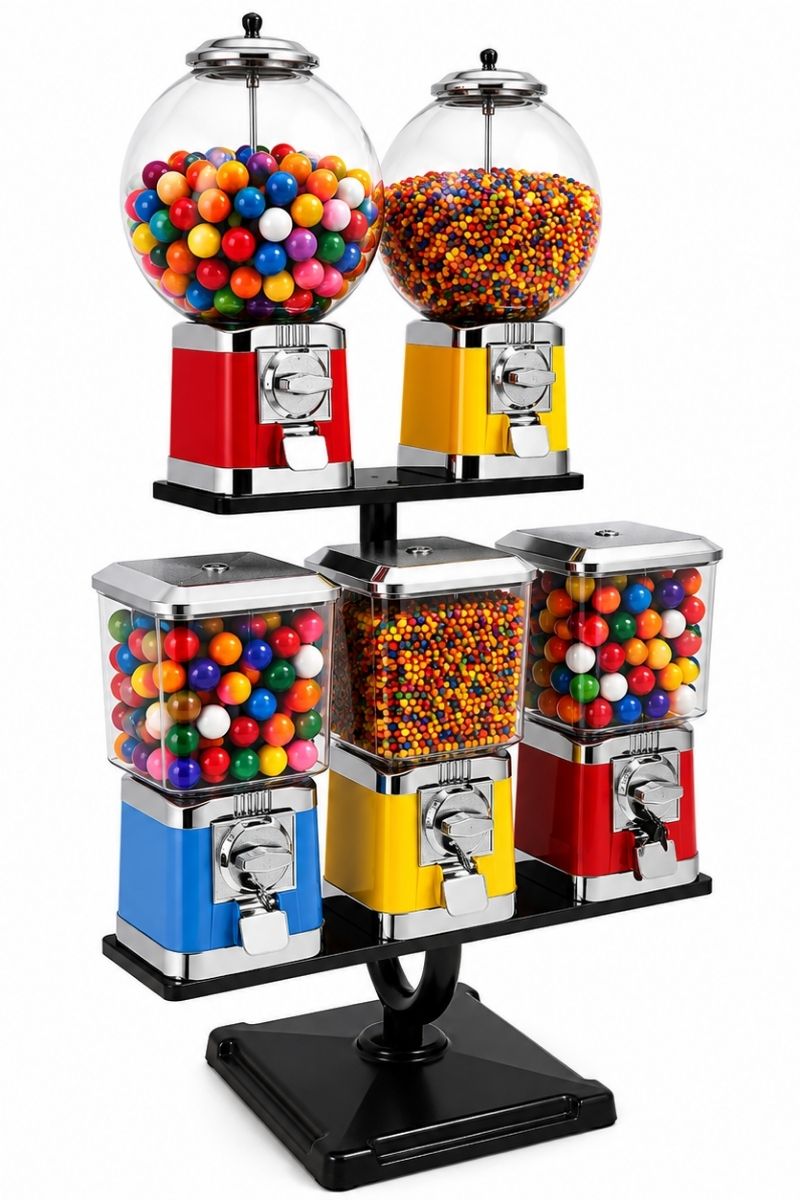 Máquina Dispensadora de 5 Cabezas Bubble Mix