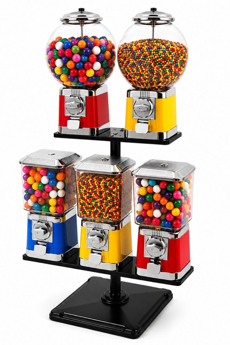 Máquina Dispensadora de 5 Cabezas Bubble Mix