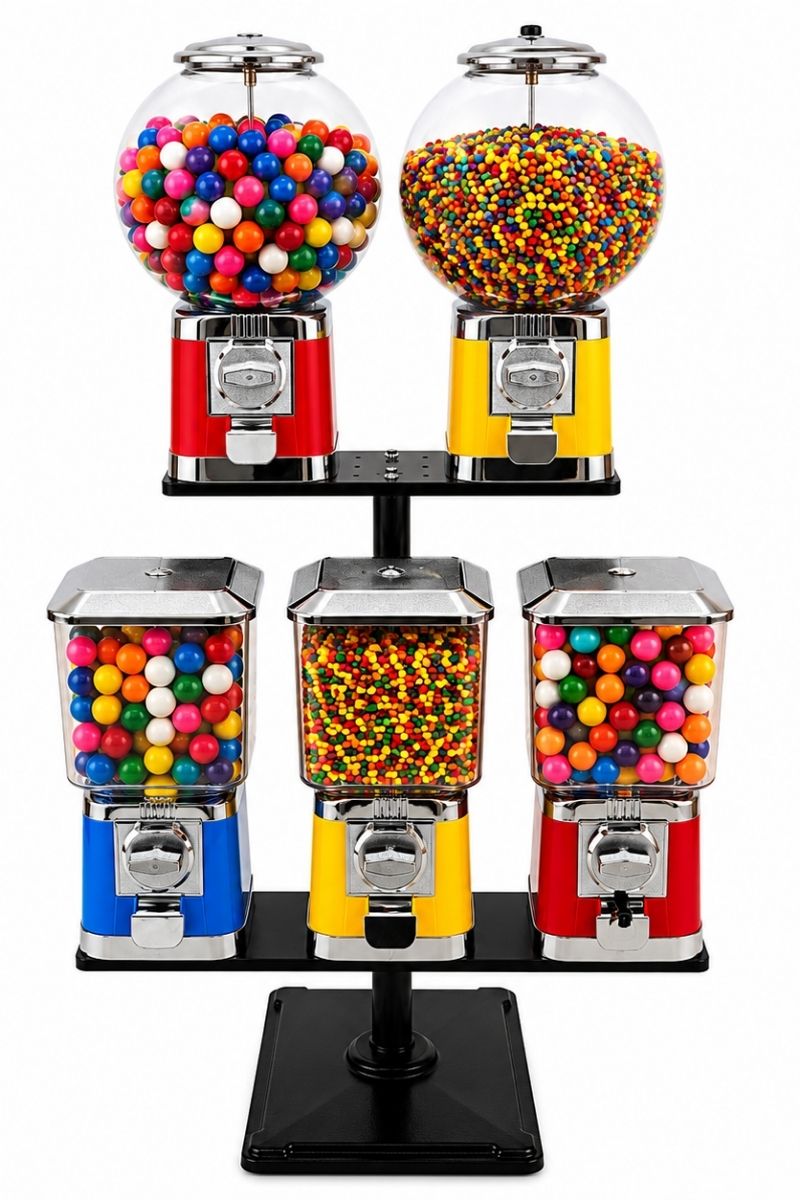 Máquina Dispensadora de 5 Cabezas Bubble Mix