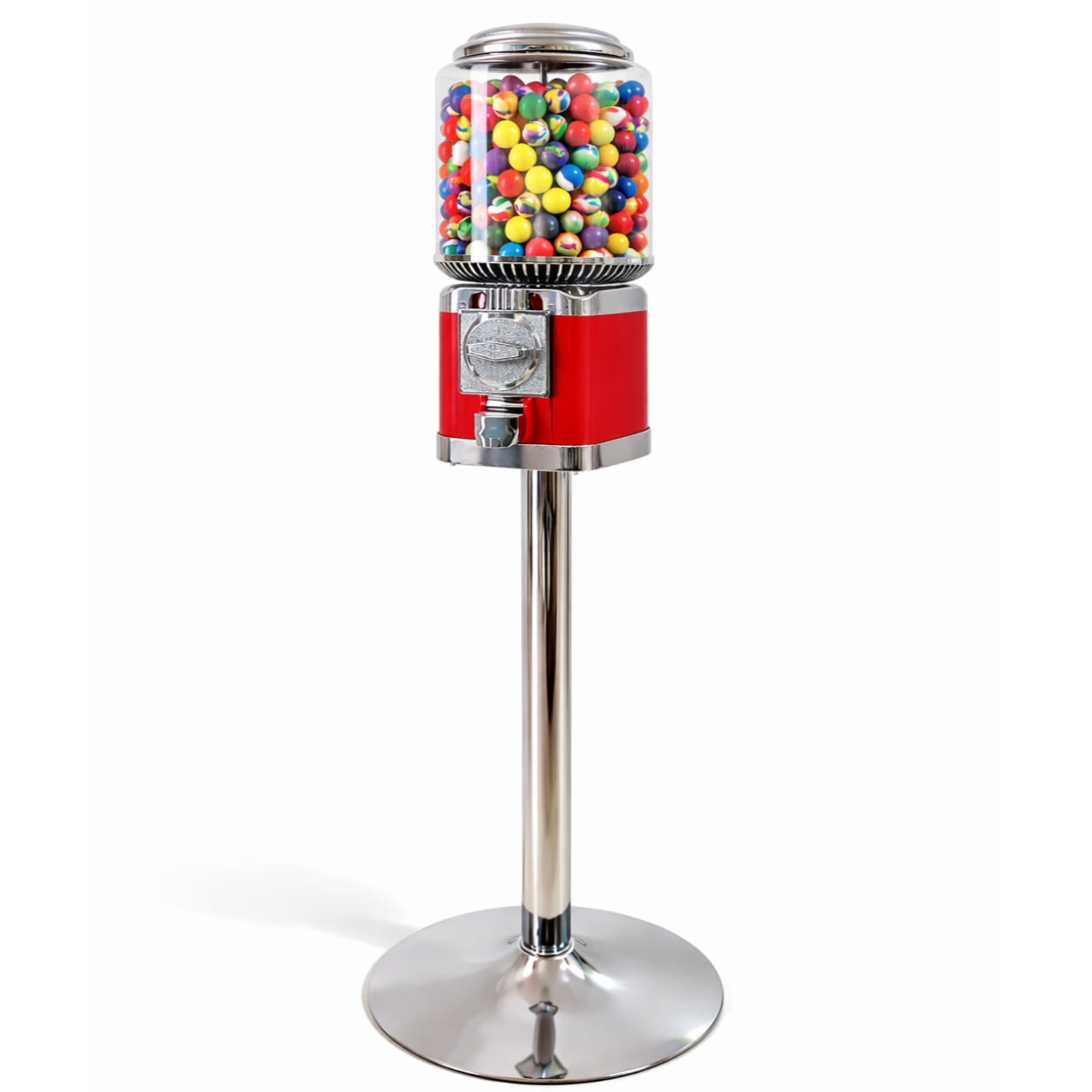 Maquina Individual de Chicles o Dulces con Base Cromada (201)