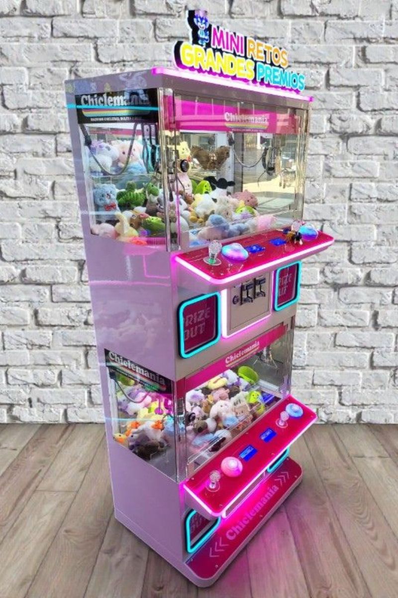 Super Maquina de Garra 4 en 1 - Rosa y Celeste