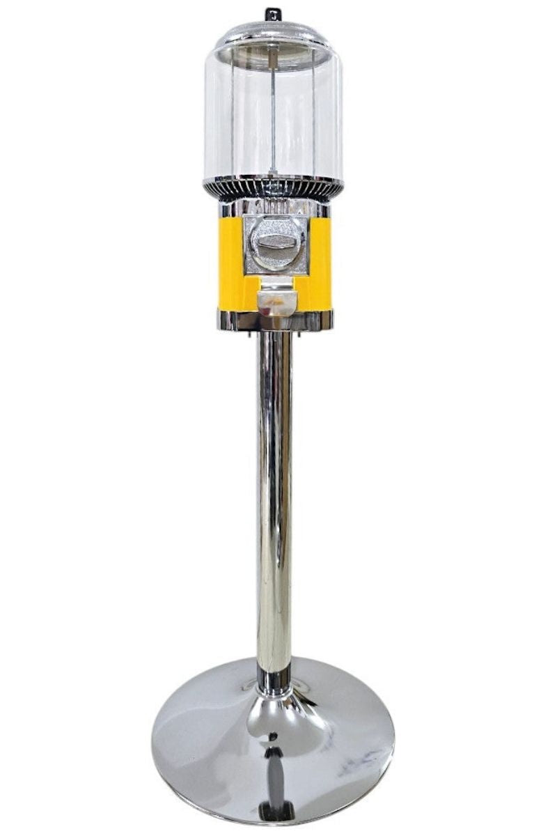 Maquina Individual de Chicles o Dulces con Base Cromada (201)