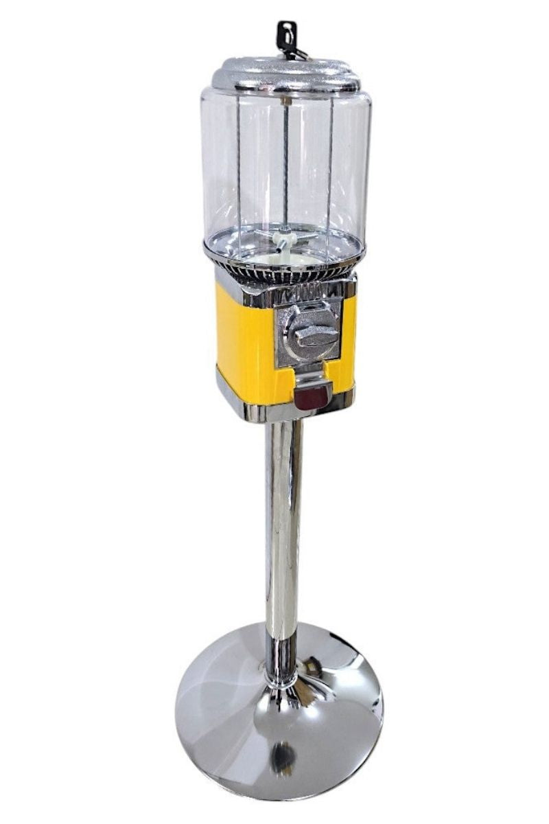 Maquina Individual de Chicles o Dulces con Base Cromada (201)