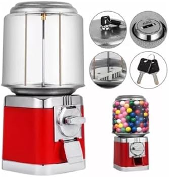 Maquina Individual de Chicles o Dulces con Base Cromada (201)