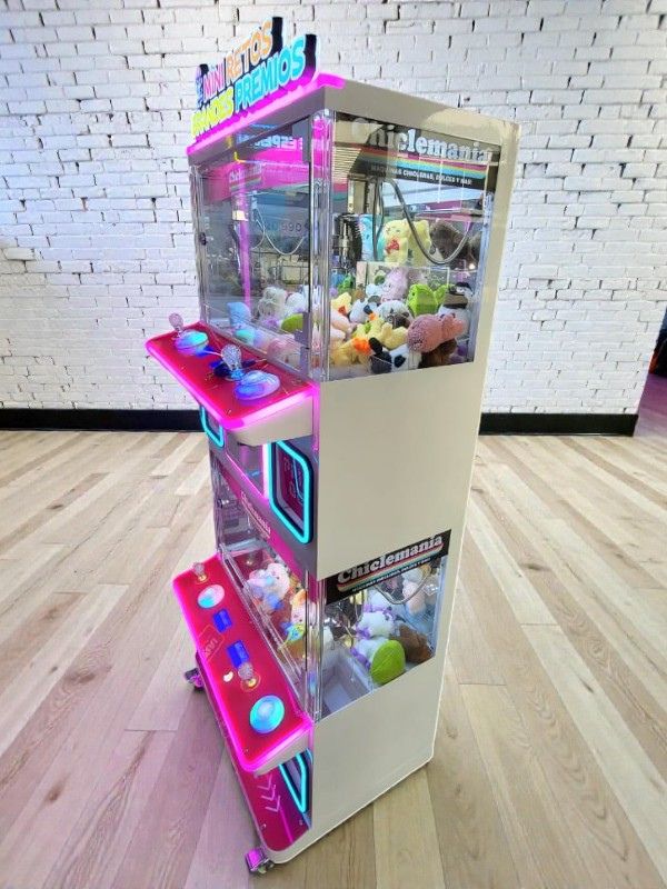 Super Maquina de Garra 4 en 1 - Rosa y Celeste