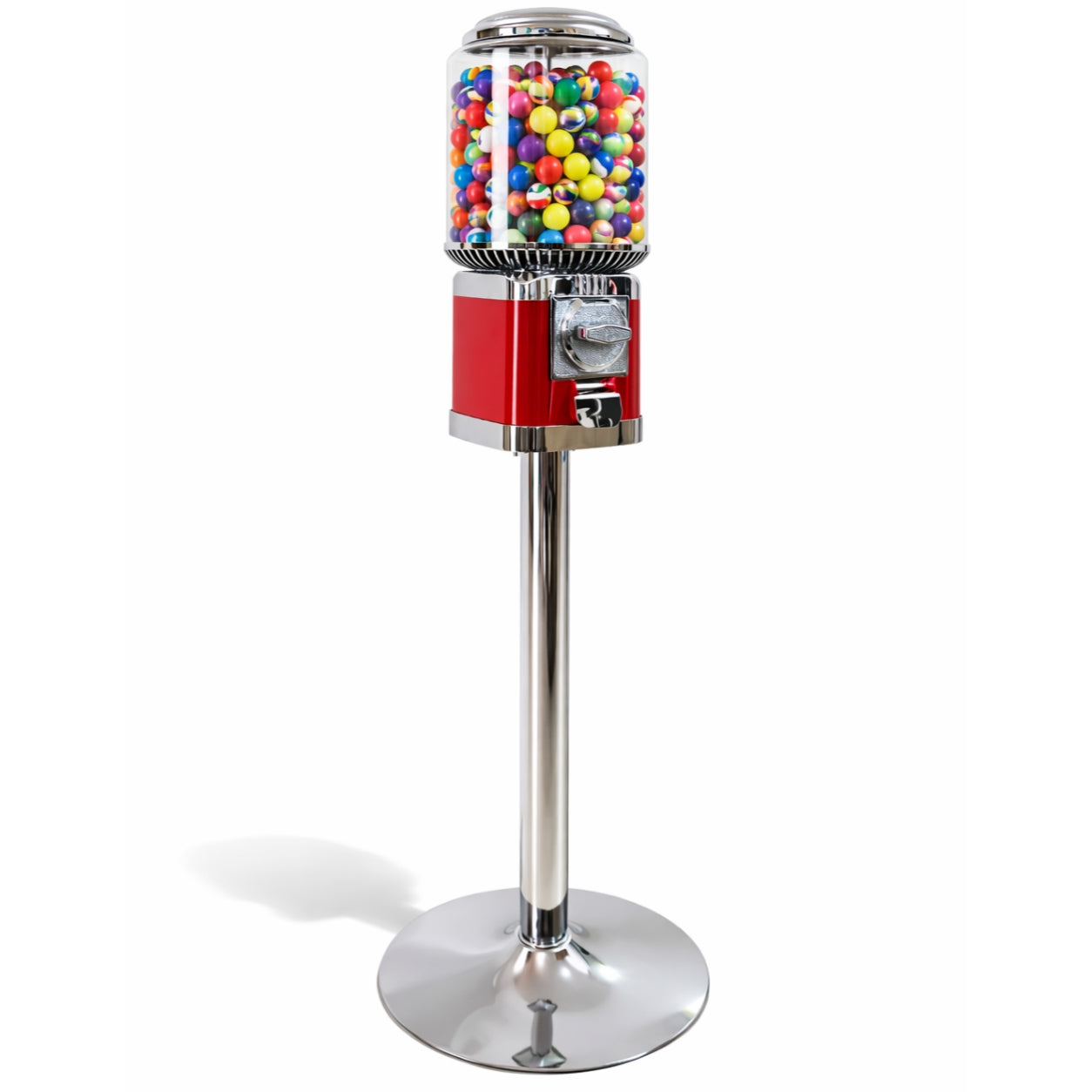 Maquina Individual de Chicles o Dulces con Base Cromada (201)