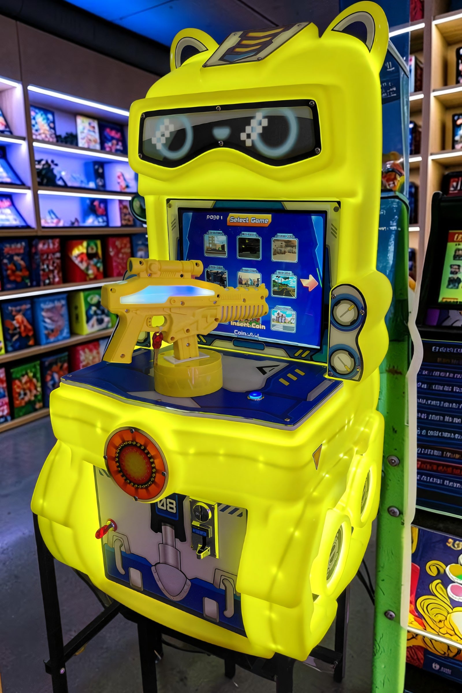 🔫 Laser Strike X — Simulador de Disparos Amarillo