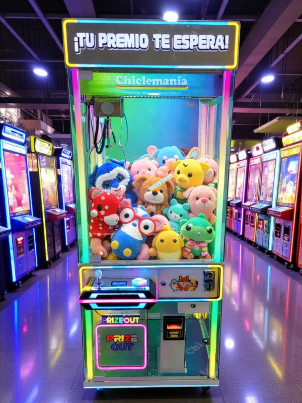 Maquina Supreme de Garra Grande – Máquina de Garra con Luces LED Monedero y Lector de Billetes Grande