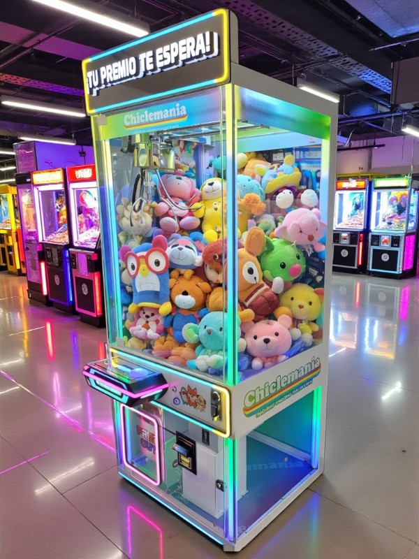 Maquina Supreme de Garra Grande – Máquina de Garra con Luces LED Monedero y Lector de Billetes Grande