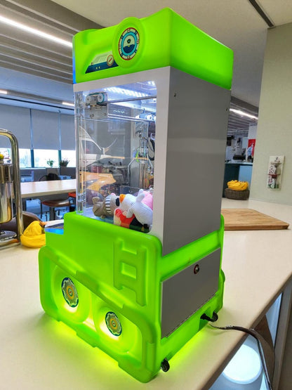 Máquina Verde Súper Tank Claw – Máquina de Garra con Luces LED y Monedero