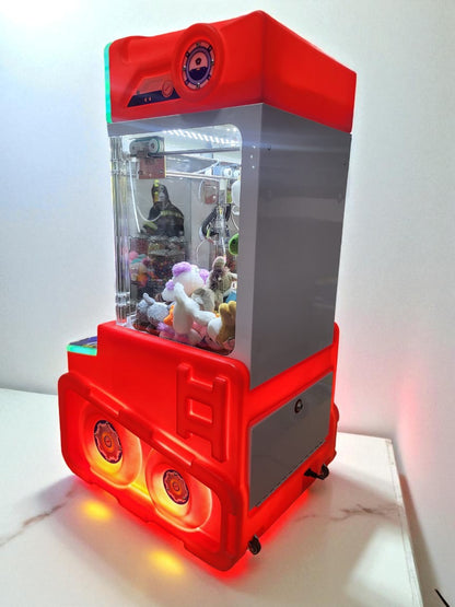 Máquina Roja Súper Tank Claw – Máquina de Garra con Luces LED y Monedero