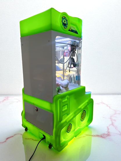 Máquina Verde Súper Tank Claw – Máquina de Garra con Luces LED y Monedero