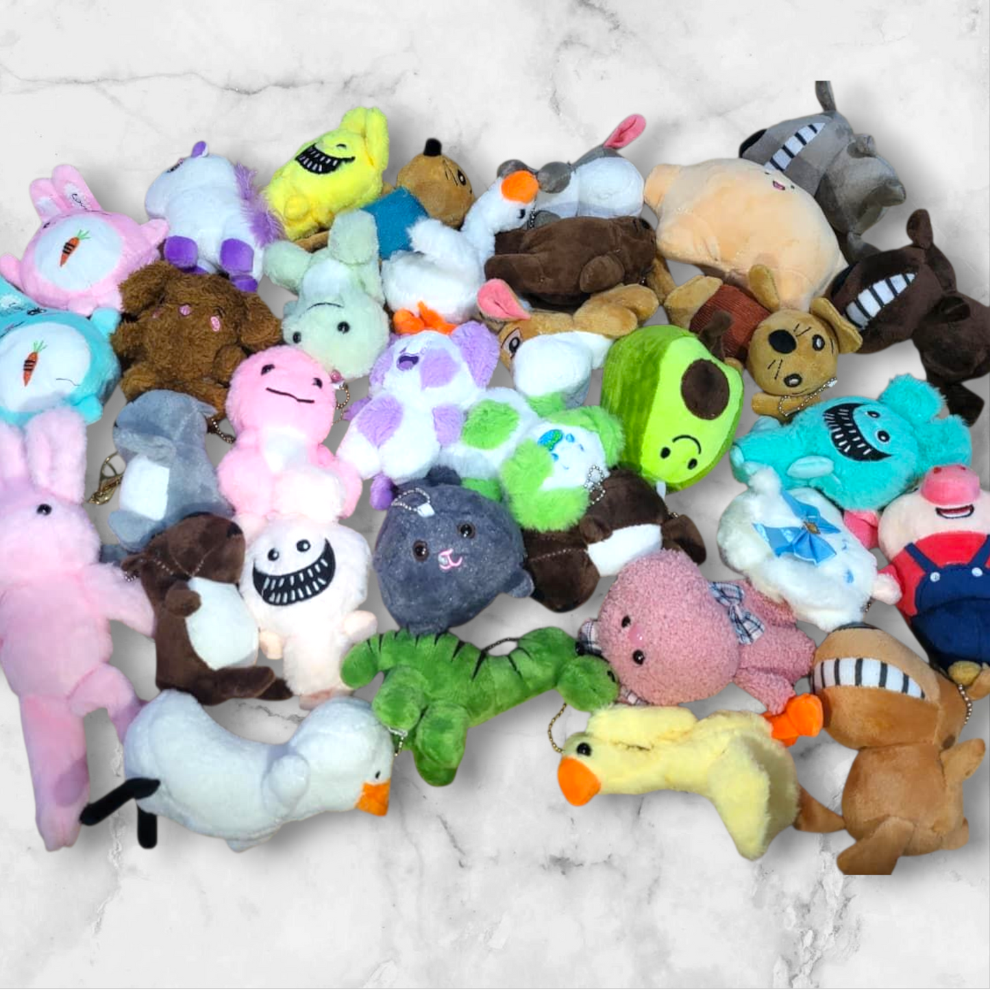 Peluches Sorpresa – Bolsa de 30 Unidades para Máquinas de Garra Pequeñas